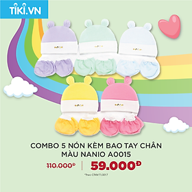 Combo 5 Nón Kèm Bao Tay Bao Chân Nanio A0015