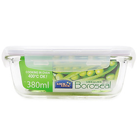 Mua Hộp Bảo Quản Thủy Tinh Hình Chữ Nhật Lock&Lock LLG422 (380ml)