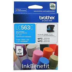 Hình ảnh Brother LC-563C Ink Cho MFC-J2310/J2510/J3520/J3720 (Xanh lục) - Hàng Chính Hãng