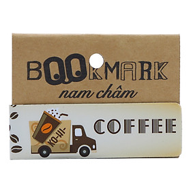 Bookmark Nam Châm Kính Vạn Hoa - Coffee
