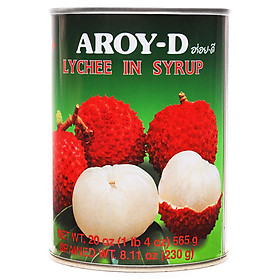 Trái Vải Ngâm Đường Aroy-D 565g (Thái Lan)