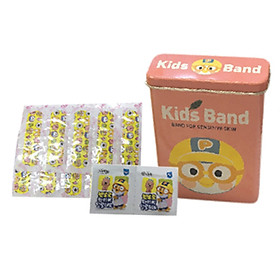 Băng Keo Cá Nhân Pororo Dạng Hộp Thiếc (Hồng) Young Chemical 20g