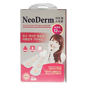 Miếng Dán Hỗ Trợ Trị Mụn NeoDerm UT Spot Hộp 12 Miếng
