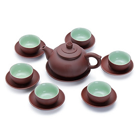 Mua Bộ Bình Trà Chóp Gốm Sứ Bát Tràng T576H