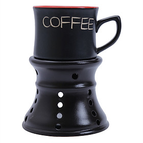 Bộ Quà Tặng Tách Coffee Kèm Chân Đốt Đỏ - P02D
