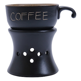 Bộ Quà Tặng Tách Coffee Quai Móc Nâu - P01N