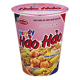 Thùng 24 Ly Mì Hảo Hảo Handy Hương Vị Tôm Chua Cay
