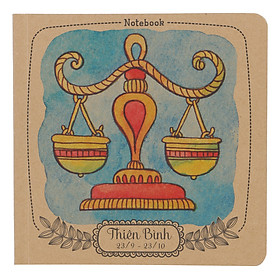 Sổ Notebook Minh Long - 12 Cung Hoàng Đạo - Thiên Bình