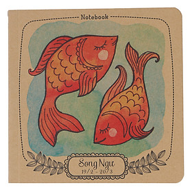 Sổ Notebook Minh Long - 12 Cung Hoàng Đạo - Song Ngư