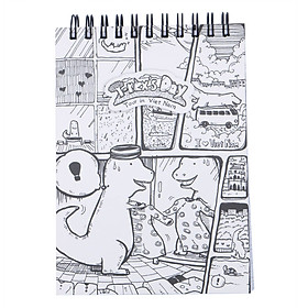 Sổ Lò Xo T - Rex's Day Tour In Vietnam M - Mẫu 1