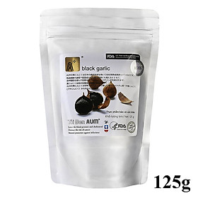 Tỏi Đen AUM Nguyên Vỏ Túi Nhôm Black Garlic (125g)