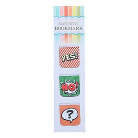 Bộ 3 Bookmark Nam Châm Kính Vạn Hoa - Question