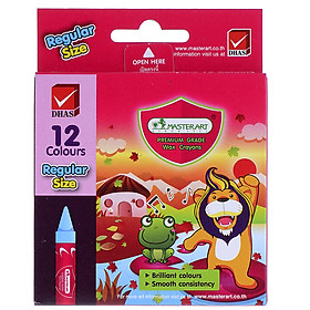 Bút Sáp 12 Màu Masterart Elephant 12C