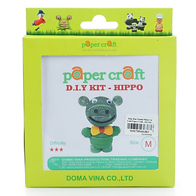 Nơi bán Hộp Bán Thành Phẩm Tự Làm Paper Craft - Hà Mã - M - Giá Từ -1đ