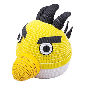 Hộp Bán Thành Phẩm Tự Làm Paper Craft - Angry Bird - Vàng - S