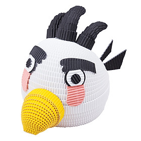 Hộp Bán Thành Phẩm Tự Làm Paper Craft - Angry Bird - Trắng - S