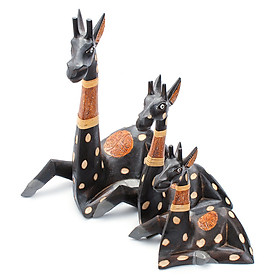 Bộ 3 Nai Nằm Trang Trí