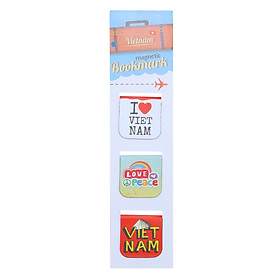 Nơi bán Bộ 3 Bookmark Nam Châm Kính Vạn Hoa - Tôi Yêu Việt Nam - Giá Từ -1đ