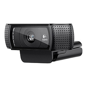 Webcam Logitech C920 Pro Full HD 1080p 30FPS - micro kép to rõ, tự động lấy nét và chỉnh sáng HD, thấu kinh Full HD cao cấp, phù hợp PC/ Laptop/ Mac - Hàng nhập khẩu