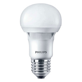 Bóng Đèn Philips LED Ecobright 8W 3000K E27 A60 - Ánh Sáng Vàng - Hàng Chính Hãng