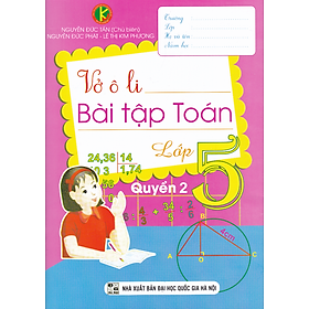 Vở Ô Li Bài Tập Toán Lớp 5 (Quyển 2) (Khang Việt)