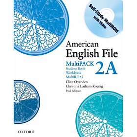 American English File Level 2 Student and Workbook Multipack A