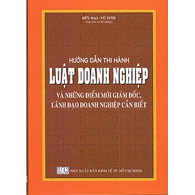 Hướng Thi Hành Luật Doanh Nghiệp