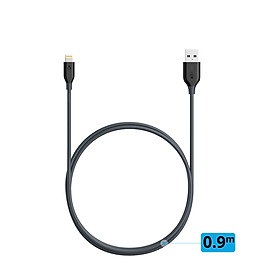 Dây Cáp Sạc Lightning Cho iPhone Anker PowerLine 0.9m - A8111 - Hàng Chính Hãng