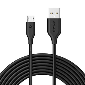 Dây Cáp Sạc Micro USB Anker PowerLine 3.0m - A8134 - Hàng Chính Hãng