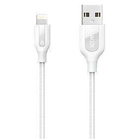 Dây Cáp Sạc Lightning Cho iPhone Anker PowerLine+ 0.9m (Kèm Bao Da) - A8121 - Hàng Chính Hãng