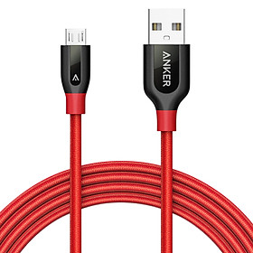 Dây Cáp Sạc Micro USB Anker PowerLine+ 1.8m - A8143 - Hàng Chính Hãng