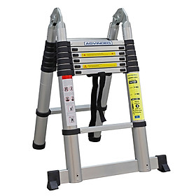 Mua Thang Nhôm Rút Gọn (Chữ A) Advindeq ADT707B - 14 Bậc - 4.4 Mét