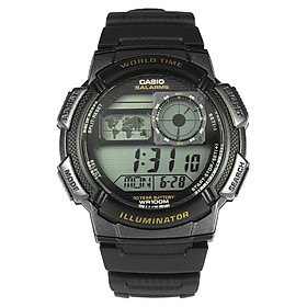 Đồng Hồ Nam Dây Cao Su Casio AE-1000W-1AVDF (44mm) - Đen