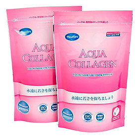Combo 2 Thực Phẩm Chức Năng Aqua Collagen Nguyên Chất Từ Cá Bổ Sung Collagen Peptide Sinh Học Cho Cơ Thể (100g / Túi)