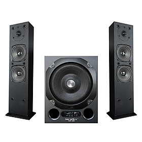 Loa Vi Tính SoundMax AW-300/2.1 80W Tích Hợp Bluetooth 4.0 - Hàng Chính Hãng