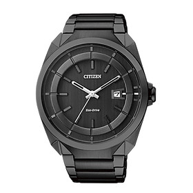 Đồng Hồ Citizen Nam Dây Kim Loại Máy Eco-Drive AW1015-53E - Mặt Đen (42.5mm)