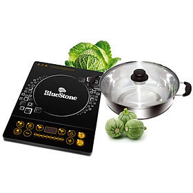 Bếp Điện Từ Bluestone ICB-6607+ Kèm Nồi Lẩu - Hàng chính hãng