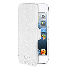 Bao Da Mở Ngang Puro Eco-Leather Ultra Slim Cho iPhone 5