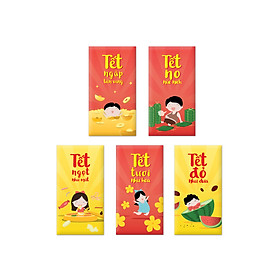 Bao Lì Xì SDMedia - Niềm Vui Ngày Tết (Lốc 5)