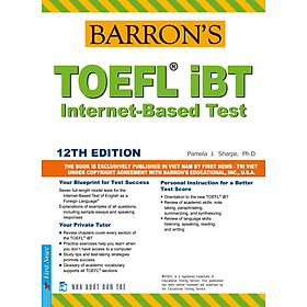 Sách Barron's Toefl IBT Internet Based Test 12th - Trí Việt