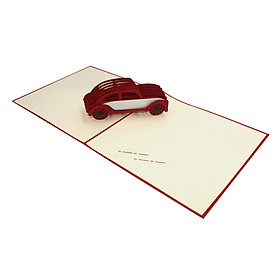 Thiệp Nổi 3D Ninrio - Car - BD082