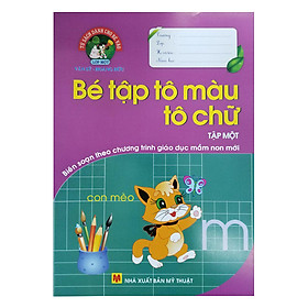 Download sách Bé Tập Tô Màu Tô Chữ - Tập 1