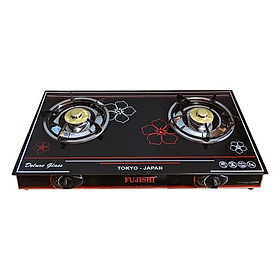 Bếp Gas Đôi Mặt Kính Cường Lực Fujishi FJ-2016N - Hàng Chính Hãng