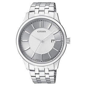 Đồng Hồ Citizen Nam Dây Kim Loại Pin-Quartz BI1050-56A - Mặt Trắng (40mm)