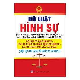 Nơi bán Bộ Luật Hình Sự - Giá Từ -1đ