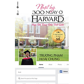 Download sách Nhật Ký 300 Ngày Ở Harvard: Học Để Thay Đổi Thế Giới