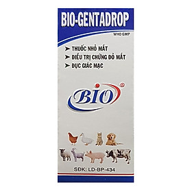 Thuốc Nhỏ Mắt Trị Viêm Mắt Chó Mèo Bio Gentadrop 10ml