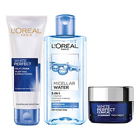 Bộ Sản Phẩm Dưỡng Trắng Và Ngăn Ngừa Nám Chuyên Sâu L'OREAL