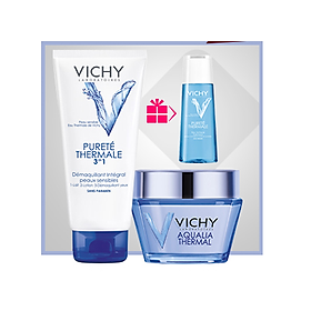 Bộ Sản Phẩm Làm Sạch Và Dưỡng Ẩm Da Vichy - Thermale