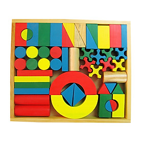Đồ Chơi Gỗ Xếp Hình EDUGAMES Xây Dựng 51 GA590